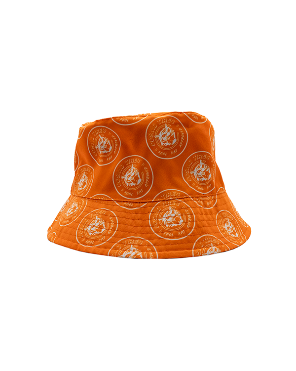 Reversible Bucket Hat (Black/Orange)