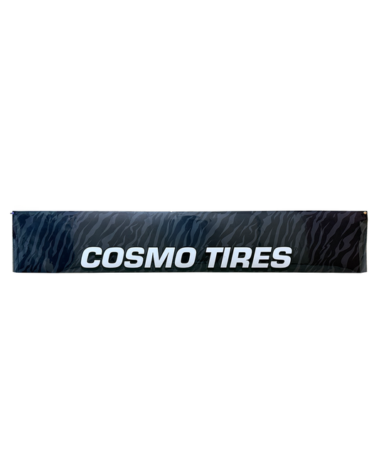 Cosmo Tires Windshield Banner Sticker