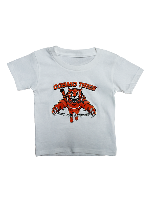 Kids White Tiger Tee