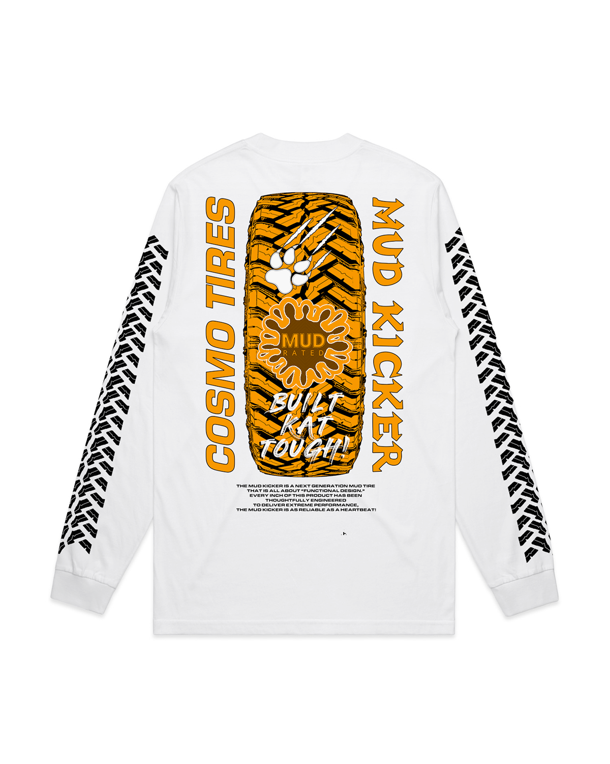 Mud Kicker x Built Kat Tough Long Sleeve Tee