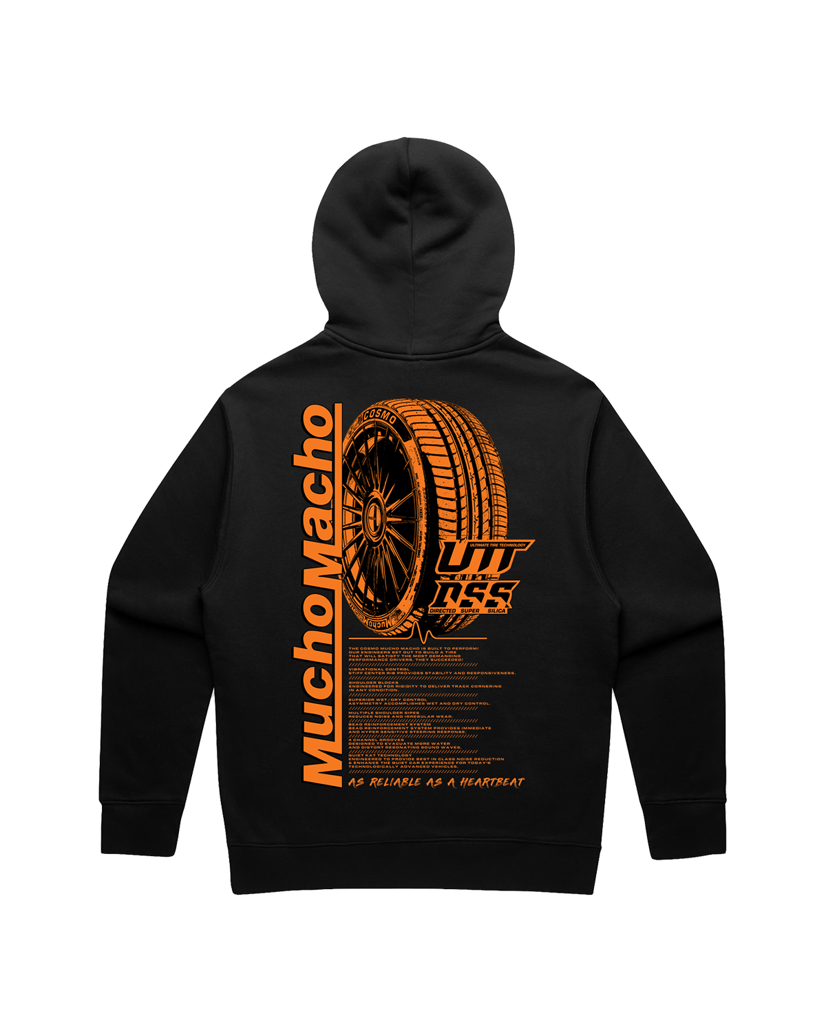 MuchoMacho Black Hoodie