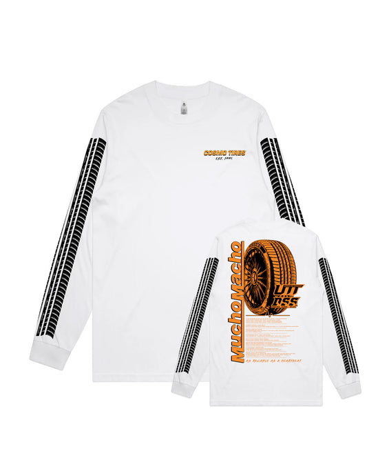 MuchoMacho Long Sleeve White Tee