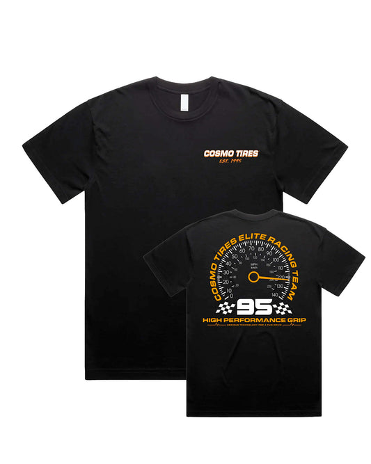 Cosmo Tires Elite Racing Team Black Tee