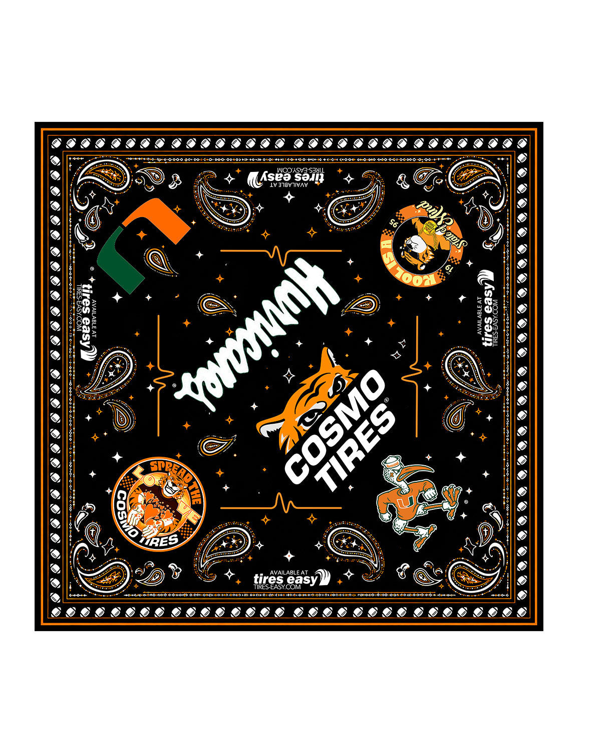 Cosmo x UM Official Game Day Bandana