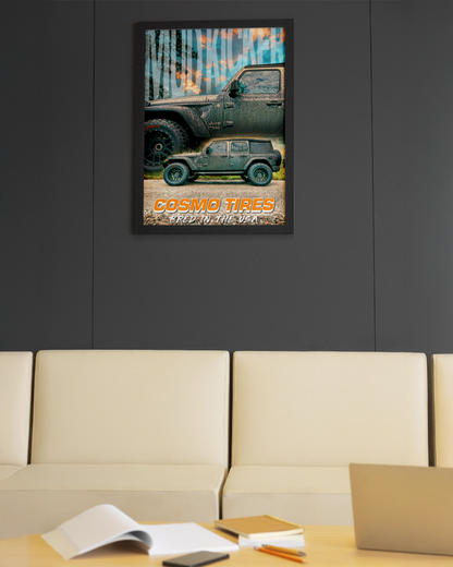 Cosmo Tires "Mud Kicker – Bred in the USA" Poster