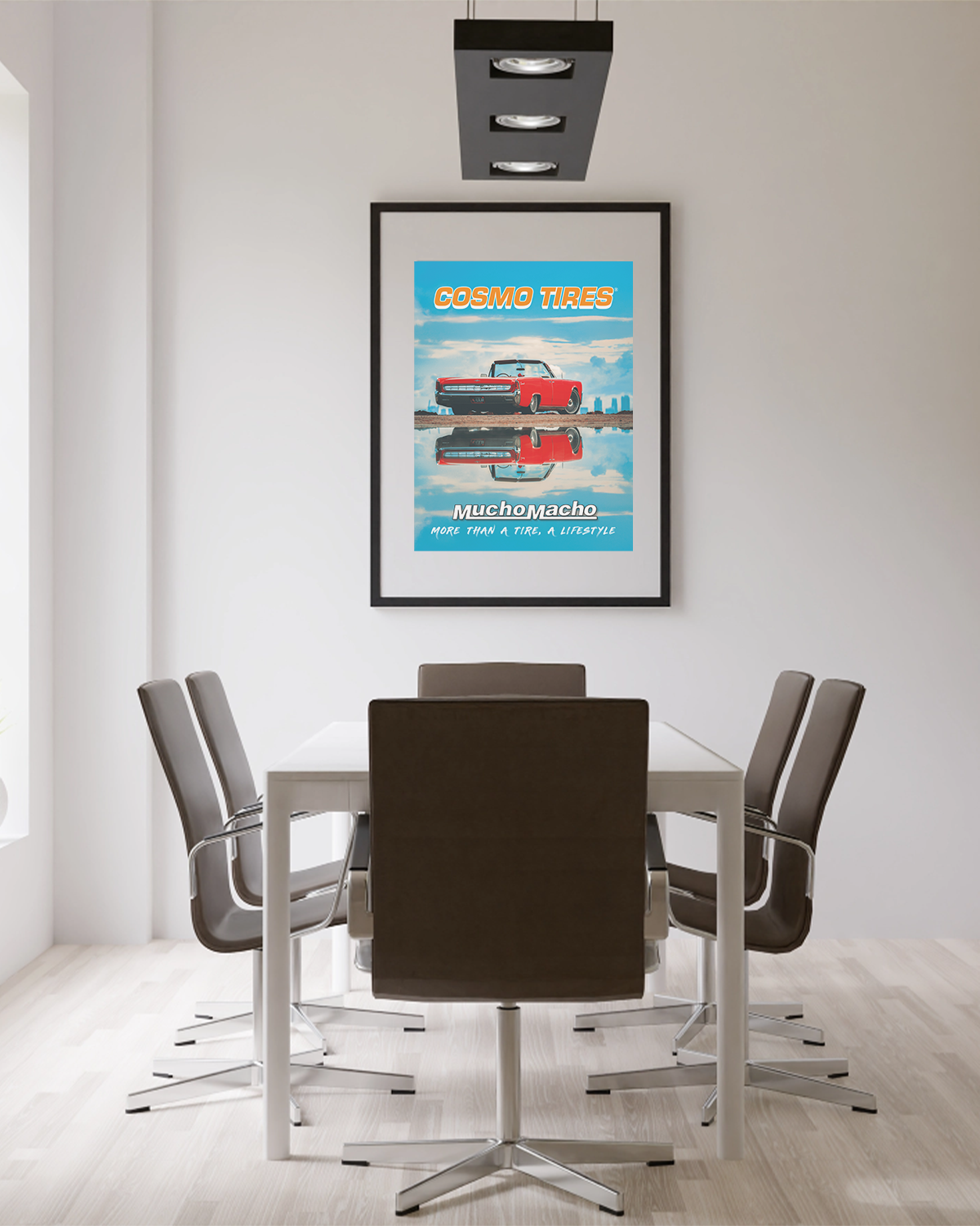 Cosmo Tires "MuchoMacho – More Than a Tire, a Lifestyle" Poster
