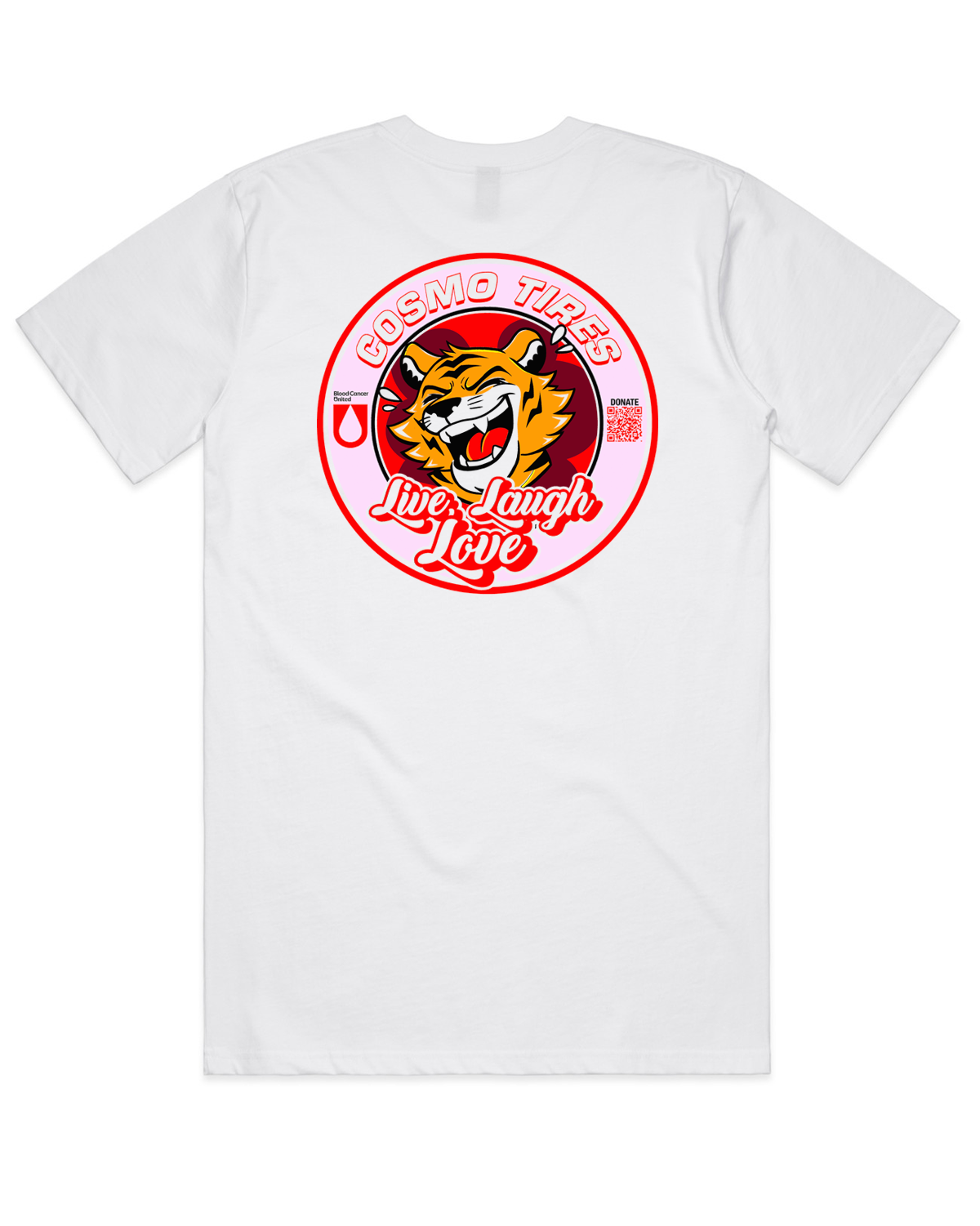 Live, Laugh, Love Blood Cancer United T-Shirt