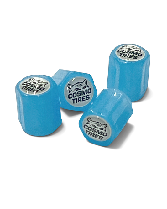 Glow in the dark Cosmo Tires Valve Cap
