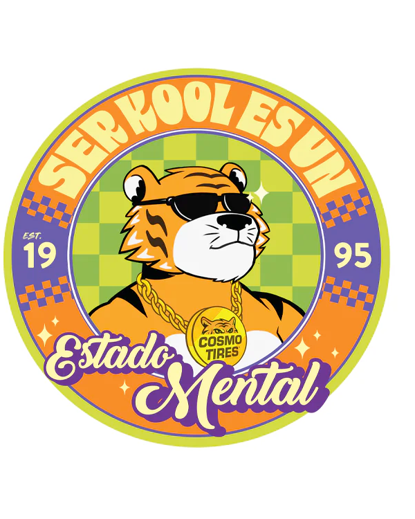 Good Vibes Spanish Sticker "Ser Kool Es Un Estado Mental"