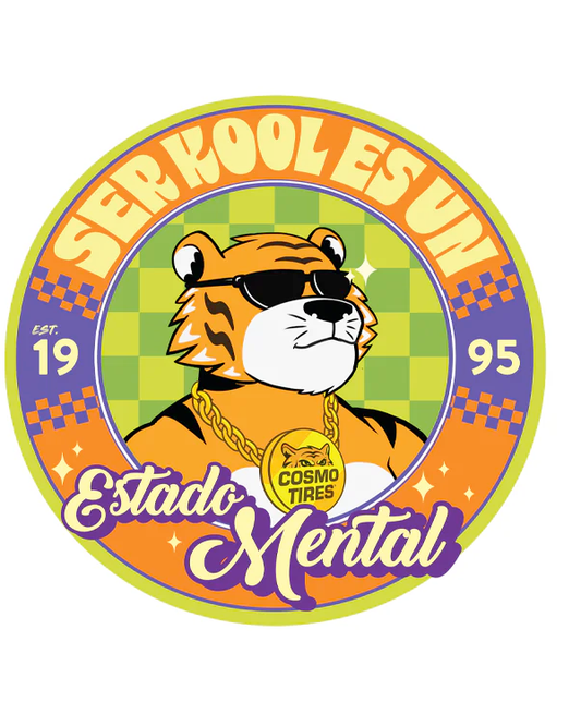 Good Vibes Spanish Sticker "Ser Kool Es Un Estado Mental"