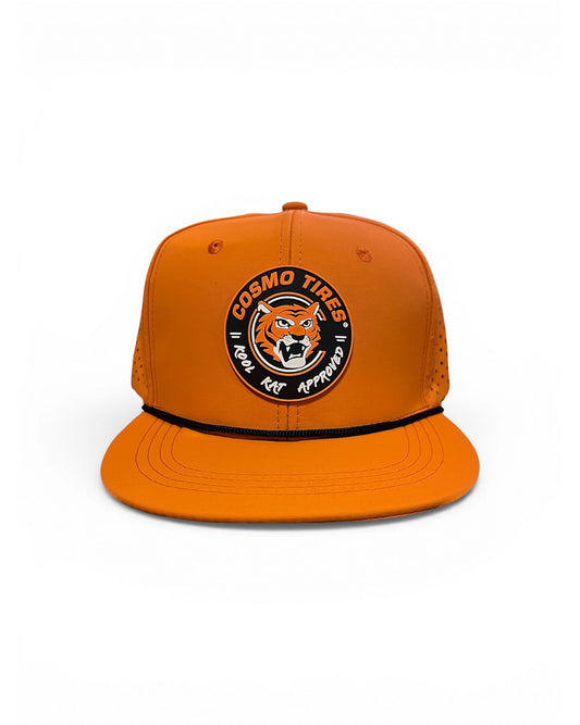 Cosmo Orange Badge Snap Back