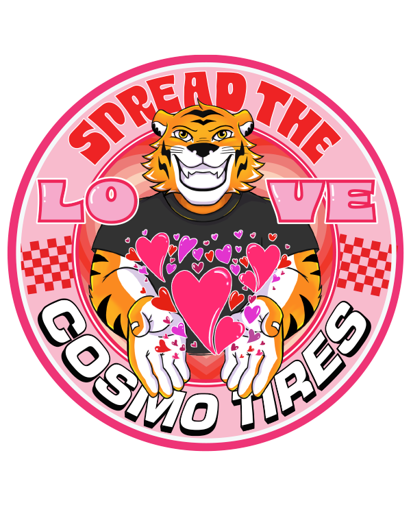 Good Vibes Sticker "Spread The Love"