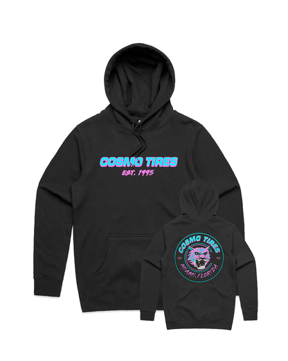 Cosmo VICE Badge Black Hoodie