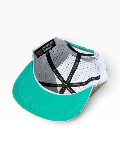 Cosmo White Vice Badge Snap Back
