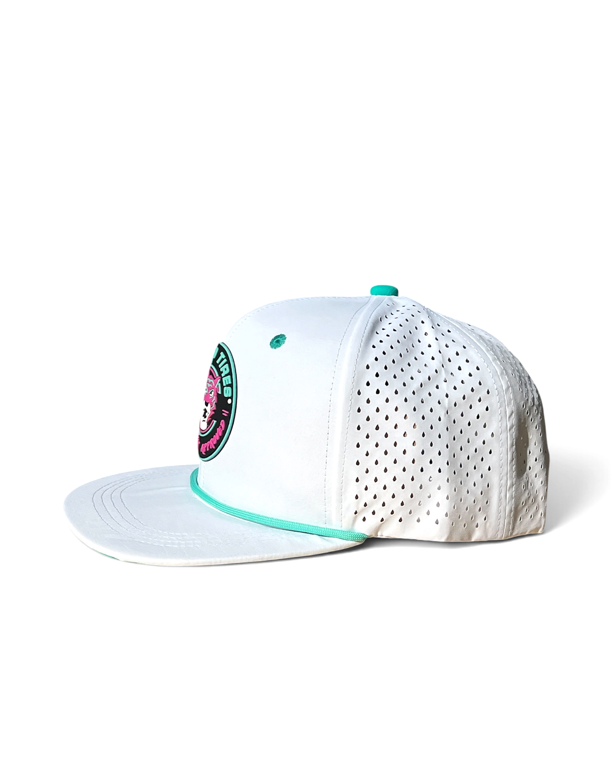 Cosmo White Vice Badge Snap Back