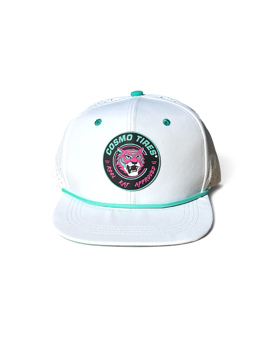 Cosmo White Vice Badge Snap Back